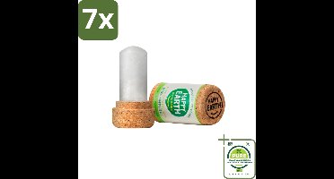 7 x Happy Earth – Deodorant Crystal – 100% Natuurlijk Unscented – 90 g - Grootverpakking - Geurloze Deodorant - Hypoallergene Deodorant - Natuurlijke Deodorant - Kristal Deodorant - Mineralen Deodorant