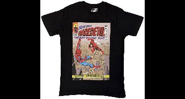 Marvel Daredevil - Daredevil Enter SpiderMan Heren Tshirt - XL - Zwart