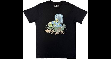 Marvel Captain America - Zombie Heren Tshirt - S - Zwart