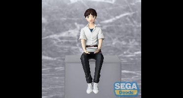 SEGA Rebuild of Evangelion PM Perching PVC Statue Shinji Ikari Evangelion New Theatrical Edition 14 cm Beeld