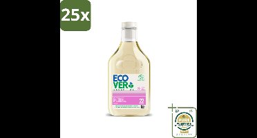 25 x Ecover - Vloeibaar wasmiddel Essential - Wol & Fijnwas - 1 liter - 22 wasbeurten - Grootverpakking - Wasmiddel Wol En Fijnwas - Delicate Stoffen Was - Milieuvriendelijk Wasmiddel - Zacht Wasmiddel - Plantage Wasmiddel