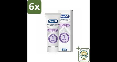 Oral-B - Pro 3D White Clinical – Tandpasta – Radiant White – 75 ml - Voordeelverpakking - 6 stuks - Tandplak - Reinigingskristallen