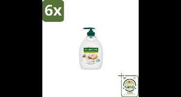 Palmolive - Handzeep - Met Pomp - Almond Milk - 500ml - Voordeelverpakking - 6 stuks - Amandel - Zeepvrij
