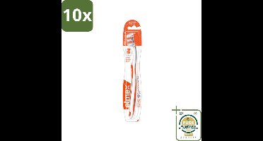 10 x Elmex – Tandenborstel – InterX Medium - Grootverpakking - Tandenborstel Anti-cariës - Interdentale Reiniging - Tandenborstel Voor Tussen De Tanden - Elmex Interx - Elmex Tandenborstel