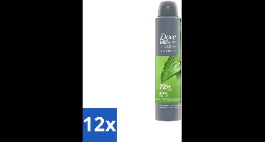 12 x Dove Men+Care Deodorant Spray - Extra Fresh - 200 ml - Deodorant - Antitranspirant - Dove Men+Care - Extra Fresh - Mannelijke Geur