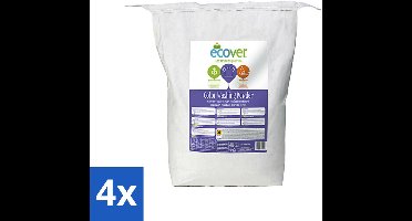 Ecover - Waspoeder Color - Voor gekleurde was - 7,5 kg - Voordeelverpakking - 4 stuks