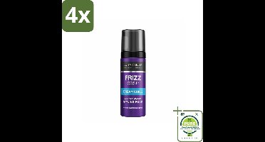 John Frieda – Haarmousse – Frizz Ease Air Dry Waves Foam Styler – Natuurlijk golvend effect – 150 ml - Voordeelverpakking - 4 stuks - Golven maken - Haar drogen zonder hitte