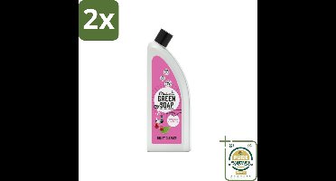 Marcel's Green Soap - Toiletreiniger - Patchouli & Cranberry - Krachtige frisheid - Voordeelverpakking - 2 stuks - Biologisch afbreekbare schoonmaak - Vegan toiletreiniger