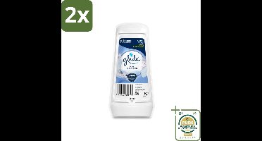 Glade - Gel - Pure Clean Linen - 150 g - Voordeelverpakking - 2 stuks - Linnengeur - Huisgeur