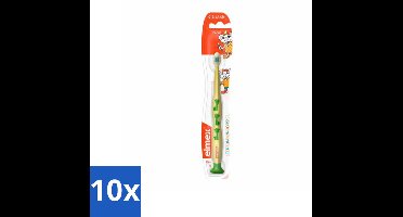 10 x Elmex - Tandenborstel - Leertandenborstel Zacht (0-3 jaar) - Peuterverzorging - 1 tandenborstel - Leertandenborstel - Tandenborstel Voor Kinderen - Tandenborstel 0-3 Jaar - Tandenborstel Voor Melkgebit - Zachte Tandenborstel