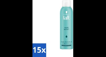 15 x Taft - Texturizing Spray - Aloe Boost - Lichtgewicht volume - 150 ml - Haarspray - Textuur Spray - Aloe Vera - Niacinamide - Volume Haar