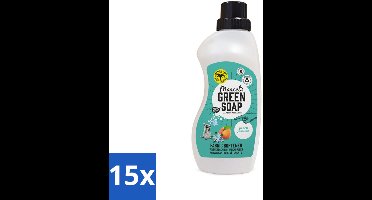 Marcel's Green Soap - Wasverzachter - Perzik & Jasmijn - Zachte frisheid - 30 Wasbeurten - 750 ml - Bulkverpakking - 15 stuks