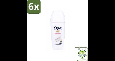 Dove Deodorant Roller - Powder - 50 ml - Voordeelverpakking - 6 stuks - Dove deodorant - Anti-transpirant