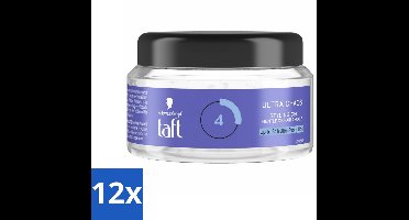 Taft - Ultra Chaos 4 - Styling Gel - Creatieve fixatie - 250 ml - Voordeelverpakking - 12 stuks