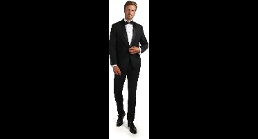 Suitable Smoking Brooklyn Wolblend - Kostuum - Tuxedo Kostuum Heren voor chique Gala - Stretch - Maat 56