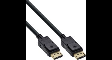 Premium DisplayPort kabel - versie 1.2 (4K 60Hz) / zwart - 0,30 meter