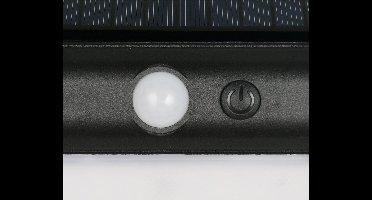 LED Tuinverlichting - Torna Voro - Wandlamp Buitenlamp - 1 Lichtpunt van 2.5 Watt - Natuurlijk Wit 4000K - Schemeringsensor - Bewegingssensor - IP44 - Zwart - Kunststof