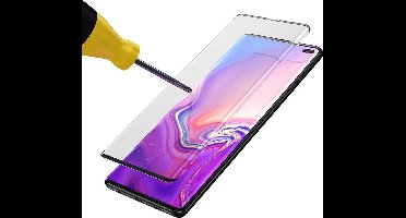 BeHello Samsung Galaxy S10+ Screenprotector Tempered Glass - High Impact Glass Screenprotector