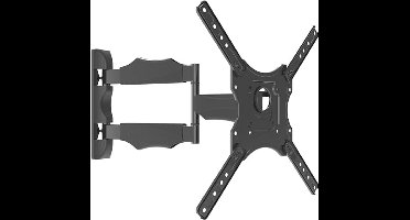 NANOOK TURN M Swivel TV Wall Mount for 32-55 Inch TVs | Tiltable | Wall Mount for LCD, LED, QLED and OLED TVs | Universal Compatibility | VESA 100x100 to 400x400 | Black