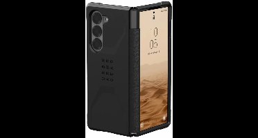 Urban Armor Gear Civilian Hoesje Geschikt voor Samsung Galaxy Z Fold 6 | Back Cover | Zwart