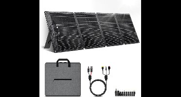 RVV® Zonnepaneel Opvouwbaar - Powerbank - Zonneoplader - met Standaard - Waterdicht