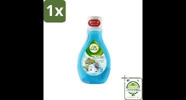 1 x Air Wick – Luchtverfrisser – Actieve Wiek Fresh Water – 375 ml - Luchtverfrisser - Frisse Geur - Actieve Wiek - Watergeur - Geurneutralisatie