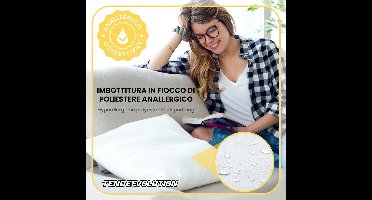 Hypoallergene Binnenkussen 50x50 cm - Zachte Polyester Vulling met Duurzame TNT-Hoes