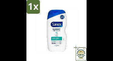 1 x Sanex Douchegel Expert Skin Health Hydrating 400 ml- Douchegel - Huidverzorging - Hydratatie - Glycerine - Inulin