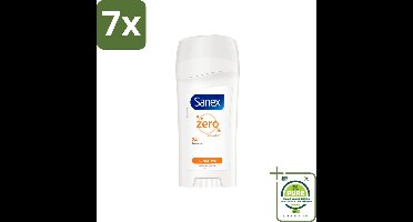 7 x Sanex Deodorant Stick Dermo Sensitive 65 ml - Grootverpakking - Deodorant - Antitranspirant - Gevoelige Huid - Alcoholvrij - Sanex