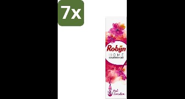 Robijn Home - Geurstokjes - Pink Sensation - Bloemige Geur - 45 ml - Bulkverpakking - 7 stuks