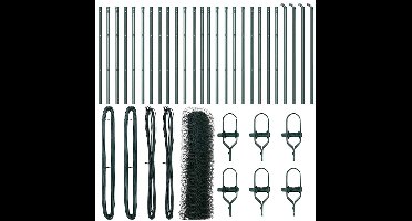 vidaXL - Hekpaal. - Groen