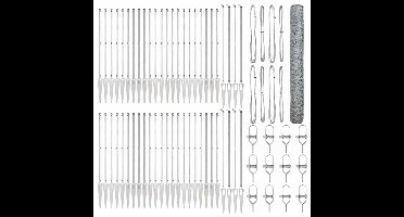 vidaXL - Hekpaal. - Zilverkleurig