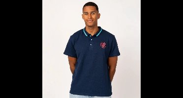 Manchester City Polo Heren - Maat XL - Lifestyle - Poloshirt voor Volwassenen - Donkerblauw - Man City Fanmerchandise