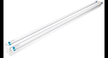 LED TL Armatuur 120cm (dubbel) | Incl. 2x LED TL Buis 18W | 6000K - Daglicht wit (860)