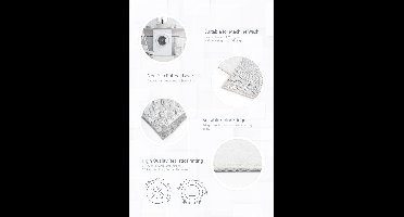 Stijlvol Wasbaar Antislip Vloerkleed Rechthoek – Katoen & Polypropyleen – Voor BinnenTeppichDik 111 6