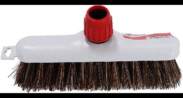 Luva Luiwagen met Steelhouder 23 cm Wit/Bruin - Efficiënte Schrobborstel voor Grondige Reiniging