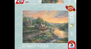 Schmidt - Legpuzzel - Dageraad in Emerald Valley - Thomas Kinkade Studios - 1000 stukjes - Volwassenen - vanaf 12 jaar