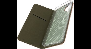 Geschikt voor Xiaomi Mi 11 Lite Magnetische Flip Case Kaarthouder Stand Functie zwart