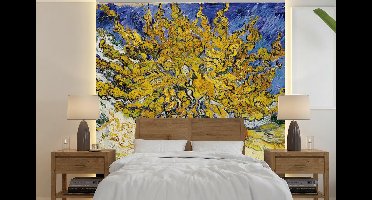 Behang - Fotobehang Moerbeiboom - Vincent van Gogh - Breedte 240 cm x hoogte 240 cm