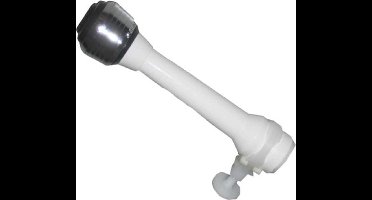 Regelbare douchestraal EDM met kranen 15 cm