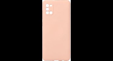 Shop4 - Geschikt voor Samsung Galaxy A31 Hoesje - Zachte Back Case Mat Licht Roze