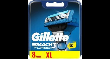 Gillette Mach 3 Turbo Scheermesjes 8 stuks