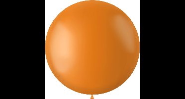 Folat - ballon XL Tangerine Orange Mat 78 cm - 1 stuks