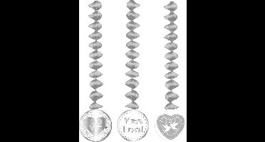 Haza Original Rotorspiralen ''yes I Do'' 3 Stuks Zilver