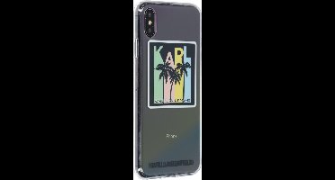 Print hoesje van Karl Lagerfeld - Backcover - Karlifornia Dreams - iPhone Xs Max - Siliconen