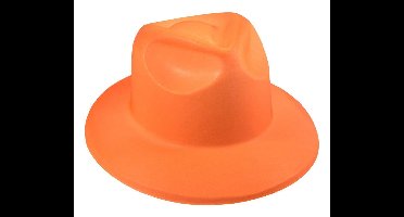 Fedora Al Capone Gloss Oranje - Caps  - oranje - ONE
