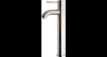 Sanifun wastafelmengkraan Immanuel Geborsteld Staal + afvoerplug