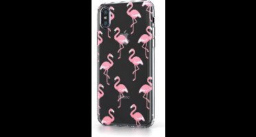 BeHello iPhone Xs/X Gel Case Flamingo