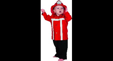 Baby Brandweerpakje - Maatkeuze: Maat 86