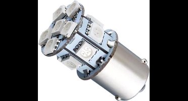 (BA15S) 1156 - 5050 - 13 SMD - Oranje - 24V